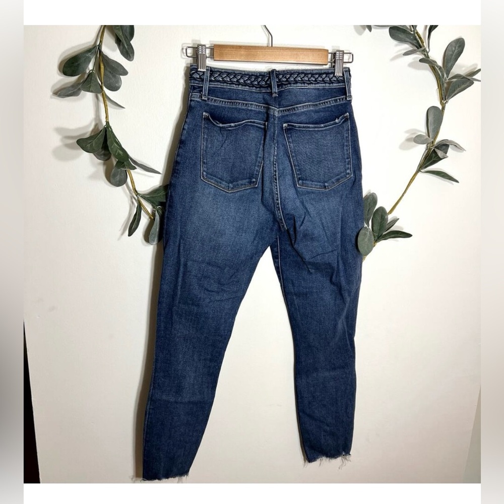 Abercrombie Braided Waist Skinny Jeans